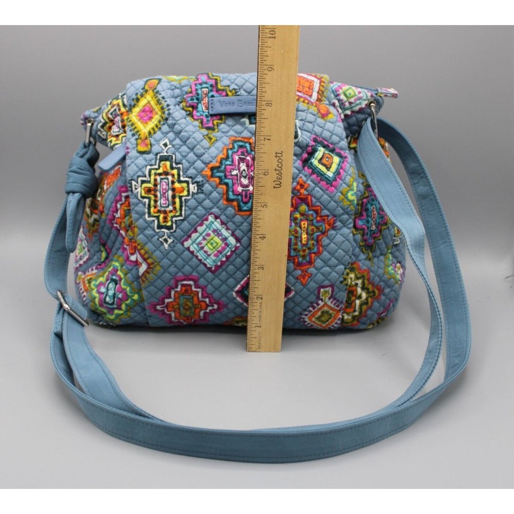 Vera Bradley Hadley Crossbody Bag Purse Painted Medallions Shoulder Satchel - Picture 9 of 11